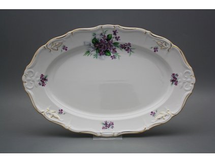 Ovál 36cm Marie Louise Viola s mašlí KGL LUX č. 1