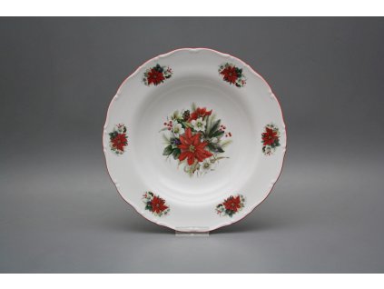 Talíř hluboký 23cm Ofélie Winter Bouquet FCL č. 1