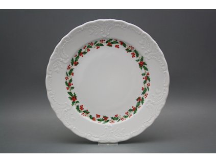 Talíř mělký 26cm Opera Vánoční Cesmína KBB č. 1