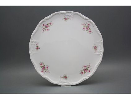 Dortový talíř 32cm Marie Louise Růžičky růžové KBB č. 1