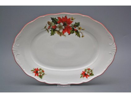 Ovál 32cm Verona Vánoční hvězda CCL č. 1