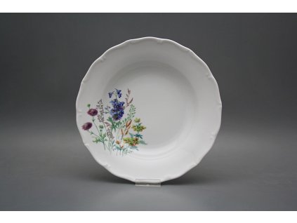 Talíř hluboký 24,5cm Verona Kvetoucí louka motiv D HBB č. 1