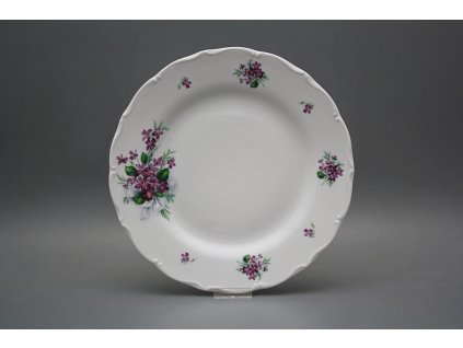Talíř mělký 28cm Verona Viola s mašlí KBB č. 1