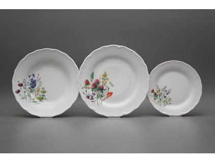 Talířová souprava Verona Kvetoucí louka 18dílná HBB č. 1