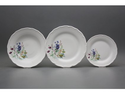 Talířová souprava Verona Kvetoucí louka motiv D 18dílná HBB č. 1