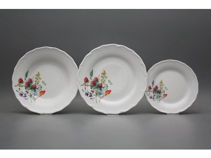 Talířová souprava Verona Kvetoucí louka motiv A 36dílná HBB č. 1