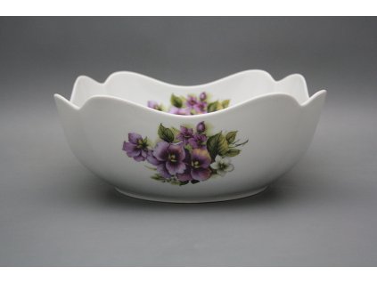 Mísa salátová 24cm čtyřhranná vysoká Rokoko Macešky EBB č. 1