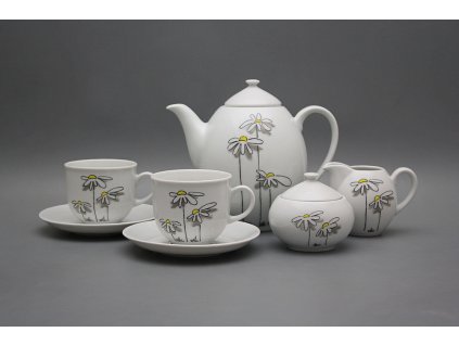 Kávová souprava Opal Kopretiny 15dílná BB č. 1