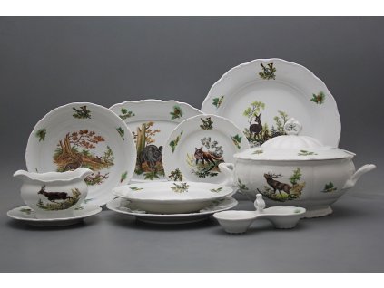 Jídelní souprava Verona/Ofélie Myslivci 26dílná FBB č. 1