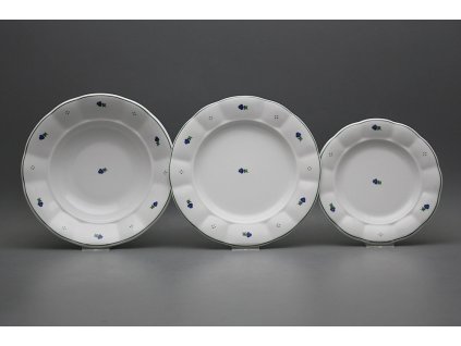 Talířová souprava Benedikt Retro Blue 36dílná č. 1
