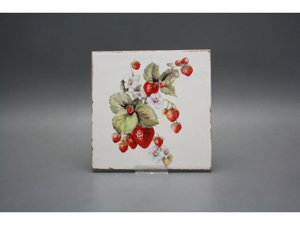 Obklad Forli Blanco 15x15cm Jahody č. 1