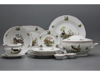 Jídelní souprava Verona/Ofélie Myslivci 26dílná FHL č. 1