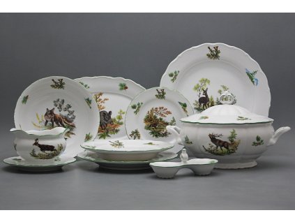 Jídelní souprava Verona/Ofélie Myslivci 26dílná FZL č. 1