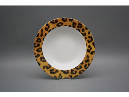 Talíř hluboký 22cm Nina Leopard KBB č. 1