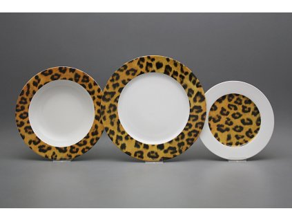 Talířová souprava Nina Leopard 12dílná BB č. 1