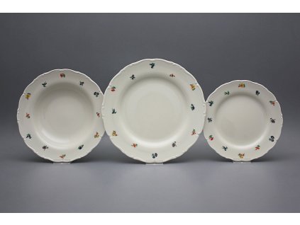 Talířová souprava Ofélie IVORY Házenky 12dílná ABB č. 1