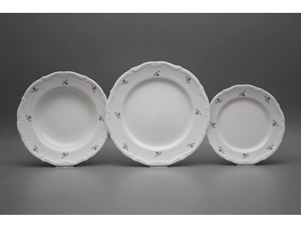 Talířová souprava Maria Teresa Pomněnky Házenky 18dílná ABB č. 1