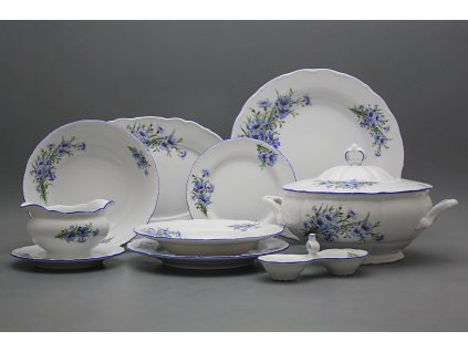 Jídelní souprava Verona/Ofélie Chrpy 26dílná CAL č. 1