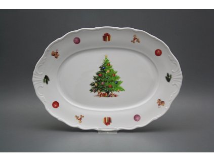 Ovál 32cm Verona Christmas Tree JBB č. 1