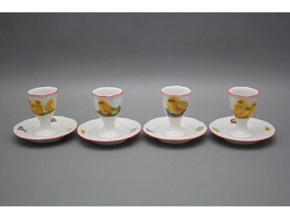 Kalíšek na vejce s podstavcem Rokoko Velikonoce CL č. 1