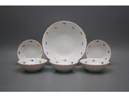 Kompotová souprava Ofélie Sedmero kvítí 7dílná ACL č. 1