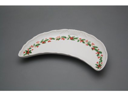 Miska na kosti 23cm Verona Vánoční Cesmína BB č. 1