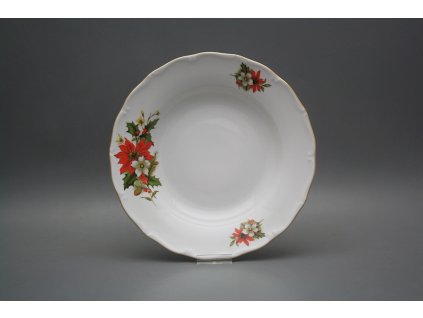 Talíř hluboký 24,5cm Verona Vánoční hvězda CGL č. 1