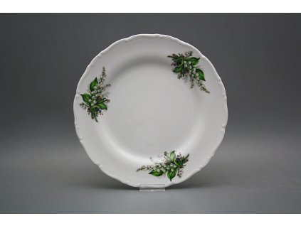 Talíř mělký 25cm Ofélie Konvalinky CBB č. 1