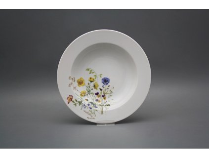 Talíř hluboký 22cm Nina Kvetoucí louka motiv B HBB č. 1