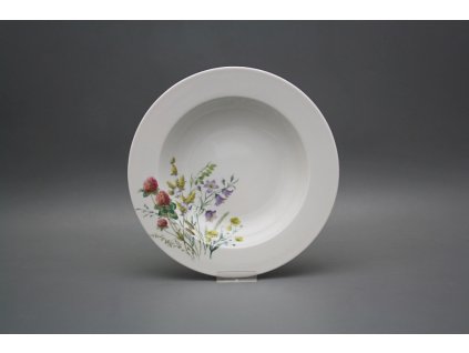 Talíř hluboký 22cm Nina Kvetoucí louka motiv C HBB č. 1