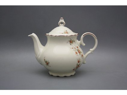 Čajová konvice 1,2l Ofélie IVORY Čajové růžičky HL č. 1