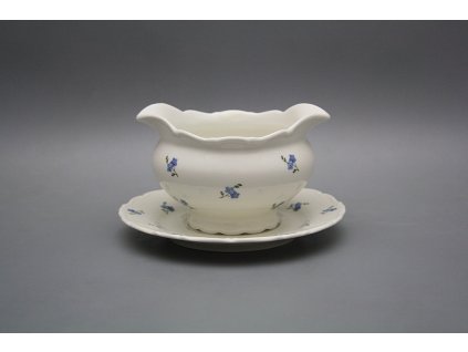 Omáčník 0,4l litý s podšálkem Ofélie IVORY Pomněnky Házenky BB č. 1