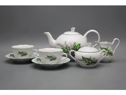 Čajová souprava Rokoko Konvalinky 15dílná ZL č. 1