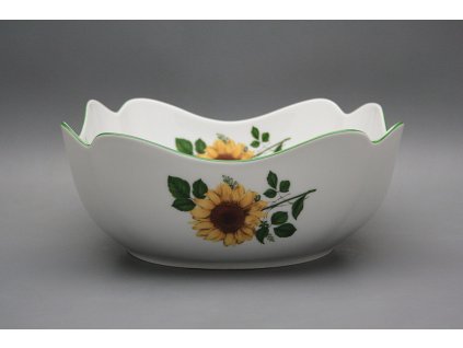 Mísa salátová 24cm čtyřhranná vysoká Rokoko Slunečnice EZL č. 1