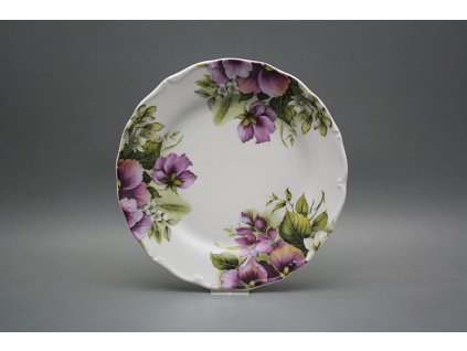 Talíř mělký 25cm Verona Macešky CsvBB č. 1