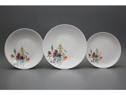 Talířová souprava Coup Kvetoucí louka motiv A 24dílná HBB č. 1