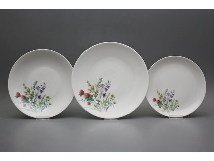 Talířová souprava Coup Kvetoucí louka motiv C 36dílná HBB č. 1