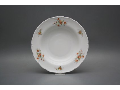 Talíř hluboký 23cm Ofélie Čajové růžičky S/M ABB č. 1