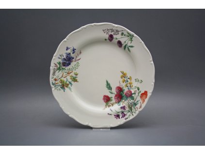 Talíř mělký 25cm Ofélie IVORY Kvetoucí louka CBB č. 1