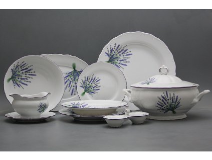 Jídelní souprava Verona/Ofélie Levandule 26dílná HFL č. 1