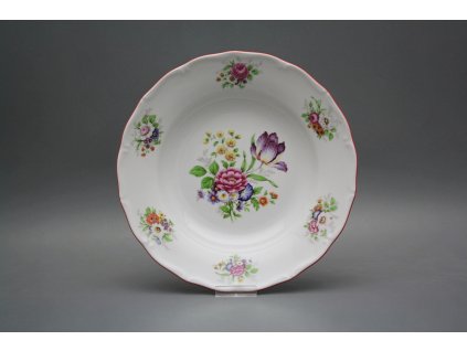 Talíř hluboký 24,5cm Verona Míšeňská kytice FCL č. 1