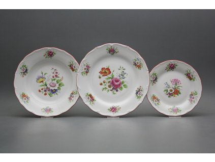 Talířová souprava Verona Míšeňská kytice 36dílná FCL č. 1