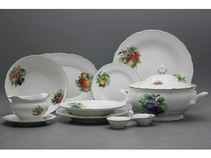 Jídelní souprava Verona/Ofélie Ovoce 26dílná DZL č. 1