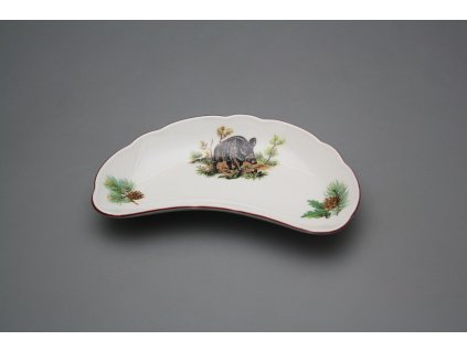 Miska na kosti 19cm Rokoko Lesní zvěř HL č. 1