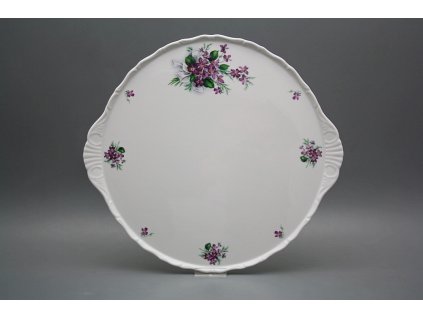 Dortový talíř 30,5cm Verona Viola s mašlí KBB č. 1