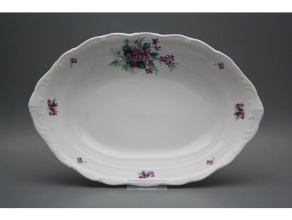 Koš na chléb 36cm Verona Viola s mašlí KBB č. 1