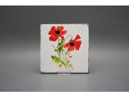 Obklad Forli Blanco 15x15cm Poppy motiv B č. 1