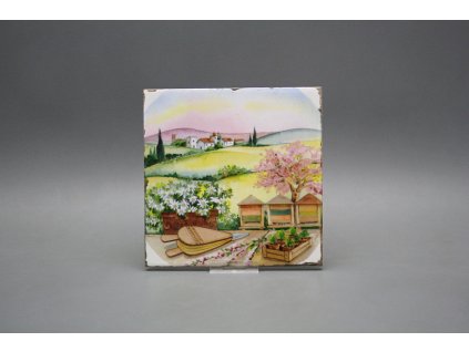 Obklad Forli Blanco 15x15cm Roční období - Jaro č. 1