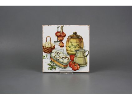 Obklad Forli Blanco 15x15cm Italská kuchyně motiv C č. 1