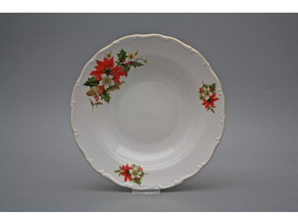 Talíř hluboký 23cm Ofélie Vánoční hvězda CGL č. 1